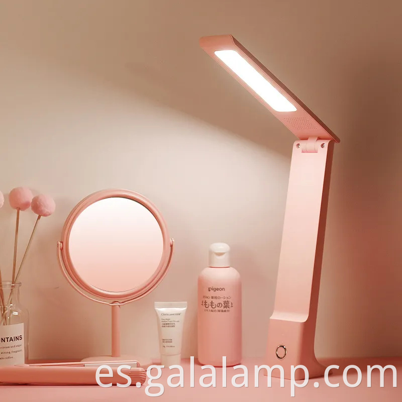 Luz de protección de ojos LED multi funcional, carga plegable, lámpara de escritorio de atenuación